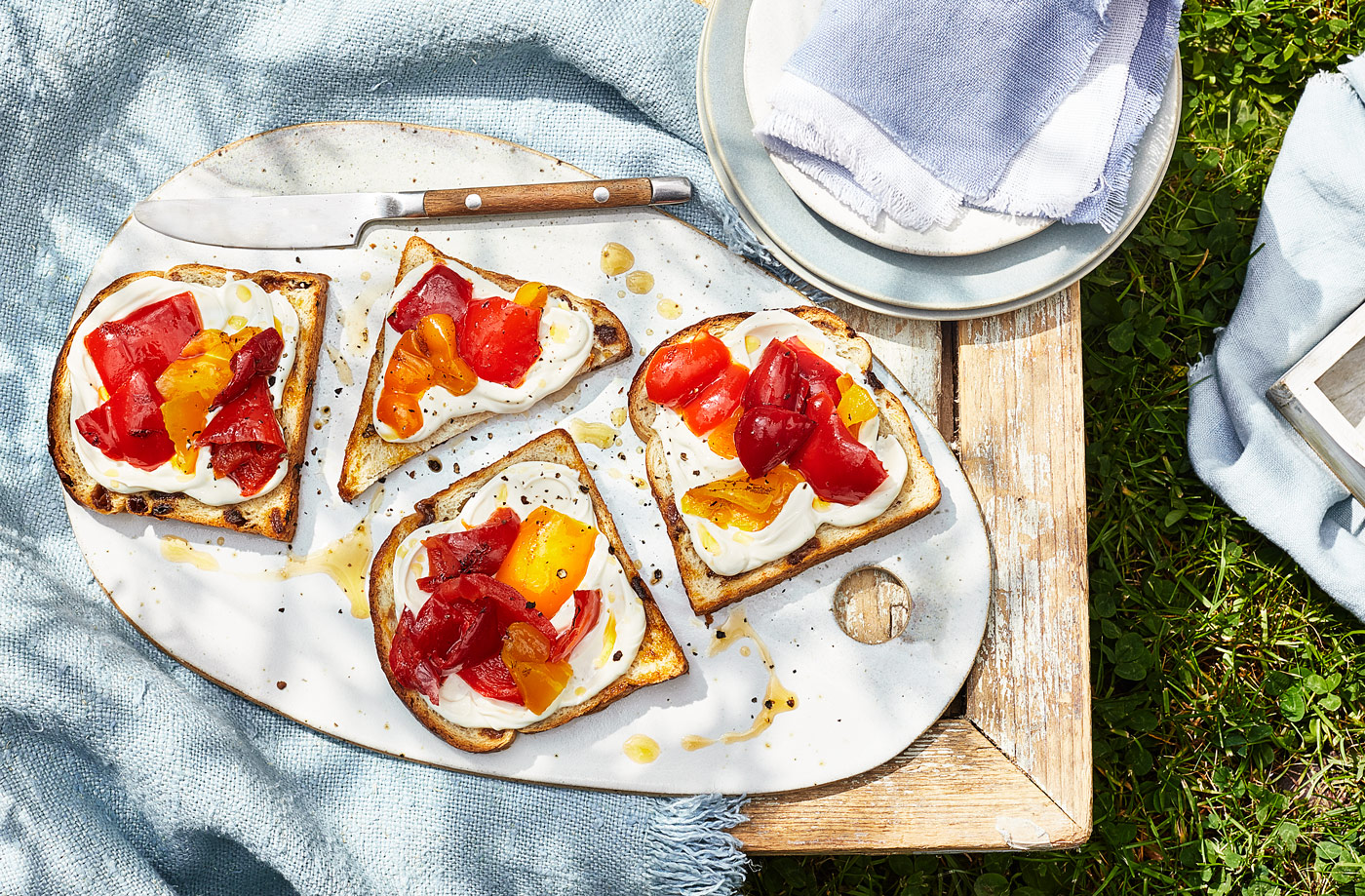 3 Ingredient RFO RoastedPepperFruitBreads