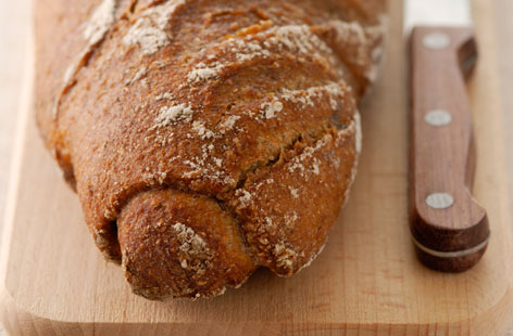 Rye bread is packed with so much flavour it's a wonder we don't use this nutritious flour more often. Tear this loaf into chunky pieces and dunk into soups and stews, or slice elegantly, toast and enjoy with butter.