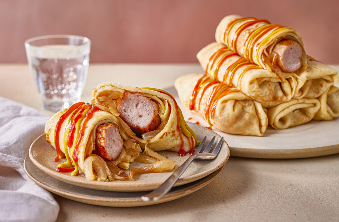 Hot dog pancakes recipe