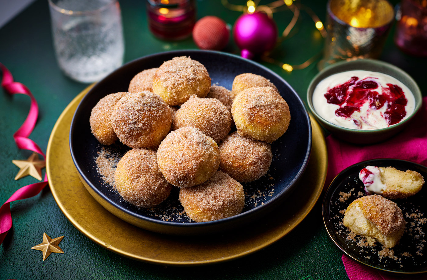 Air-fryer sugar ‘n’ spice doughnuts recipe