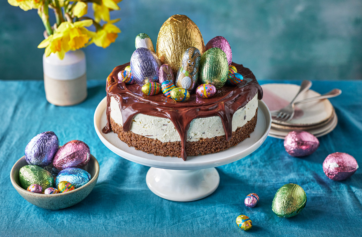 Easter egg cheesecake recipe