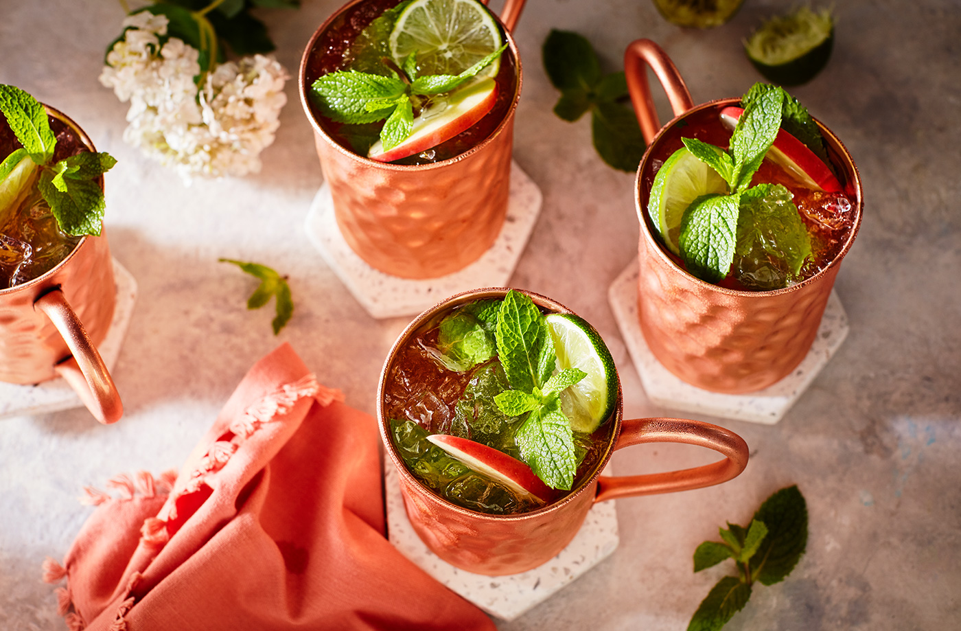 Apple Moscow mule recipe
