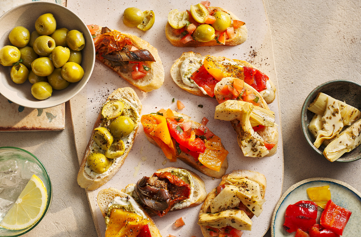 Antipasti bruschetta recipe