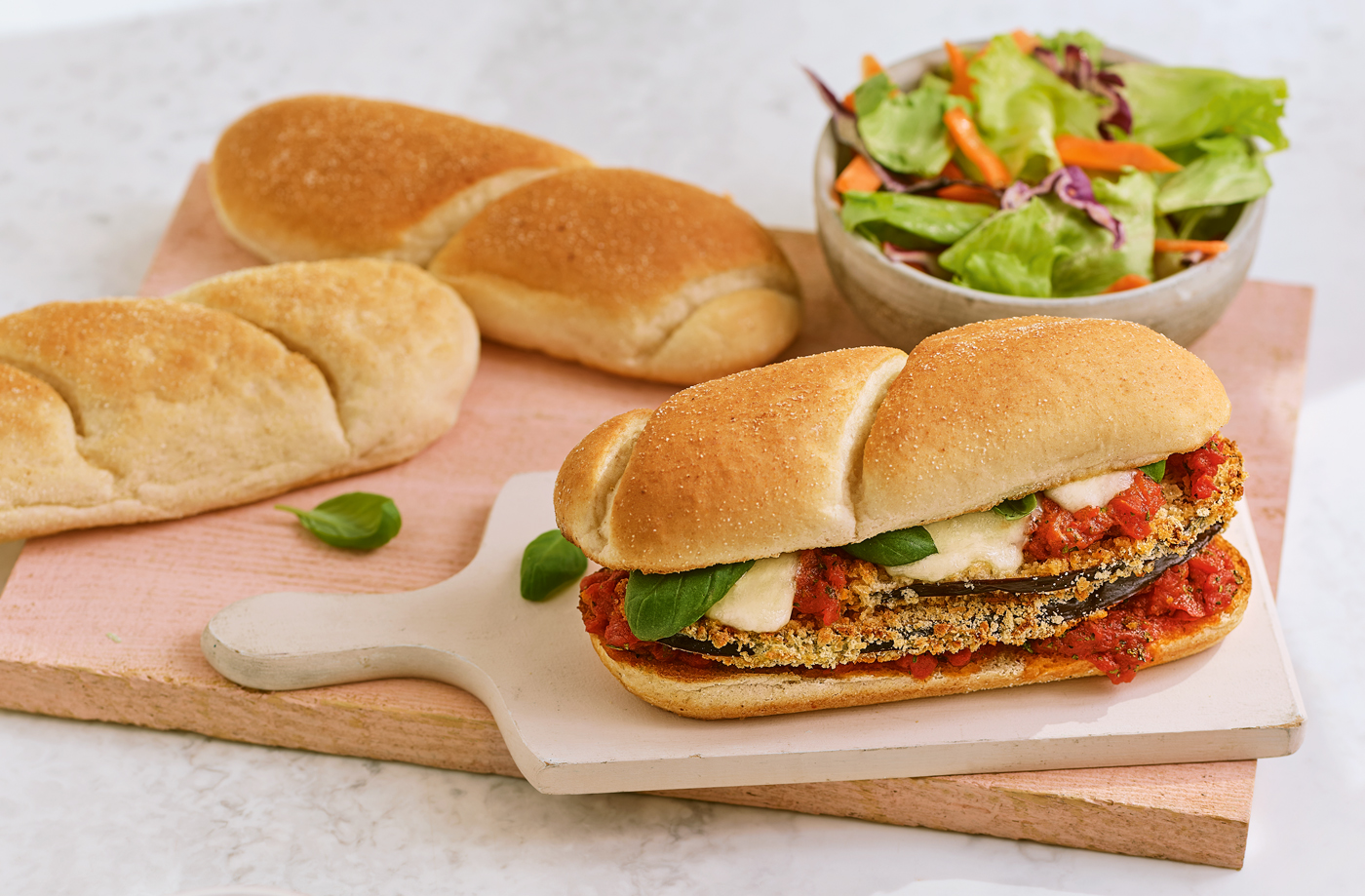 Aubergine parmigiana subs recipe