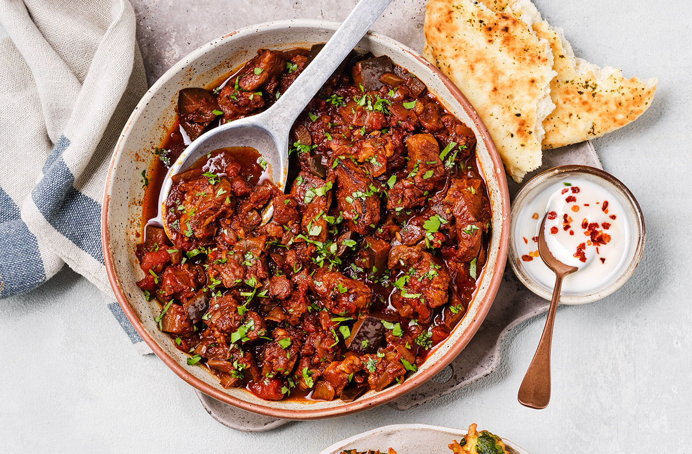 Aubergine lamb curry recipe