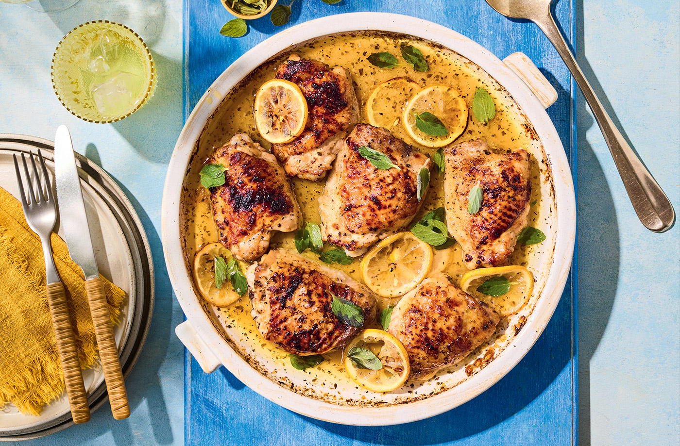 Helena Moursellas' baked lemon and oregano chicken recipe