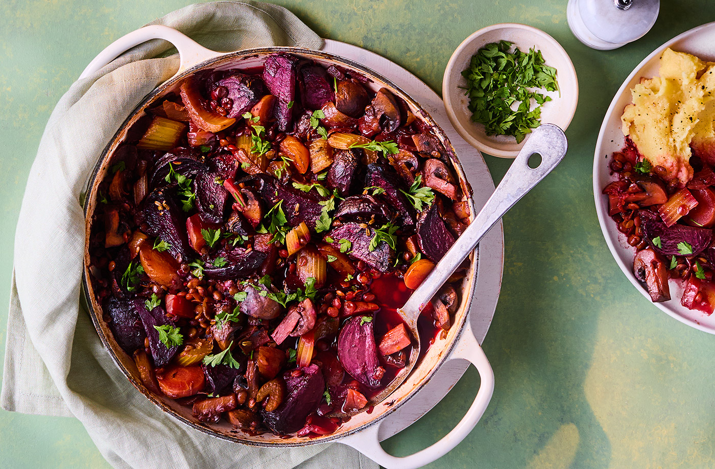 Beetroot bourguignon recipe