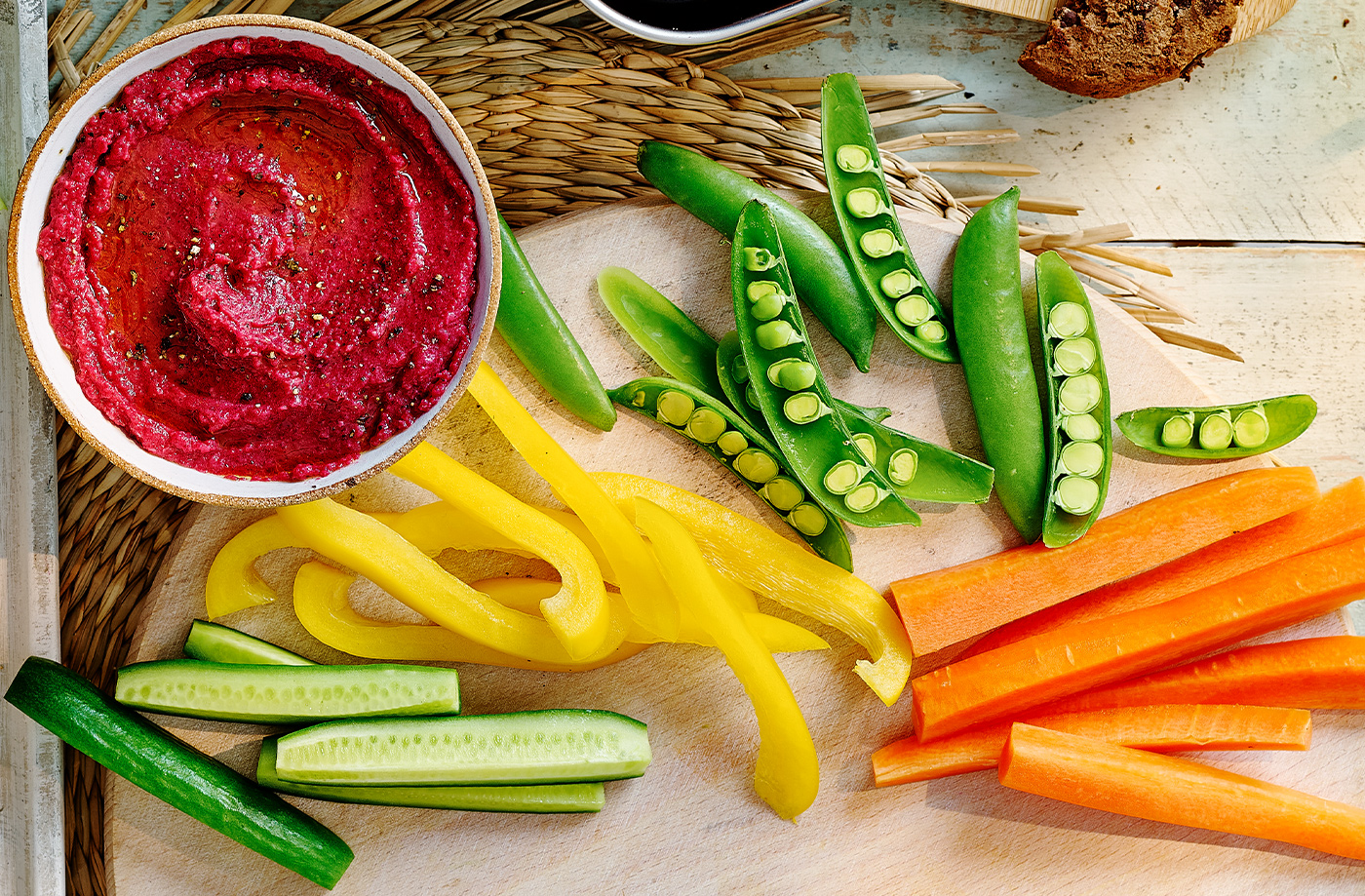 Beetroot and butter bean dip recipe