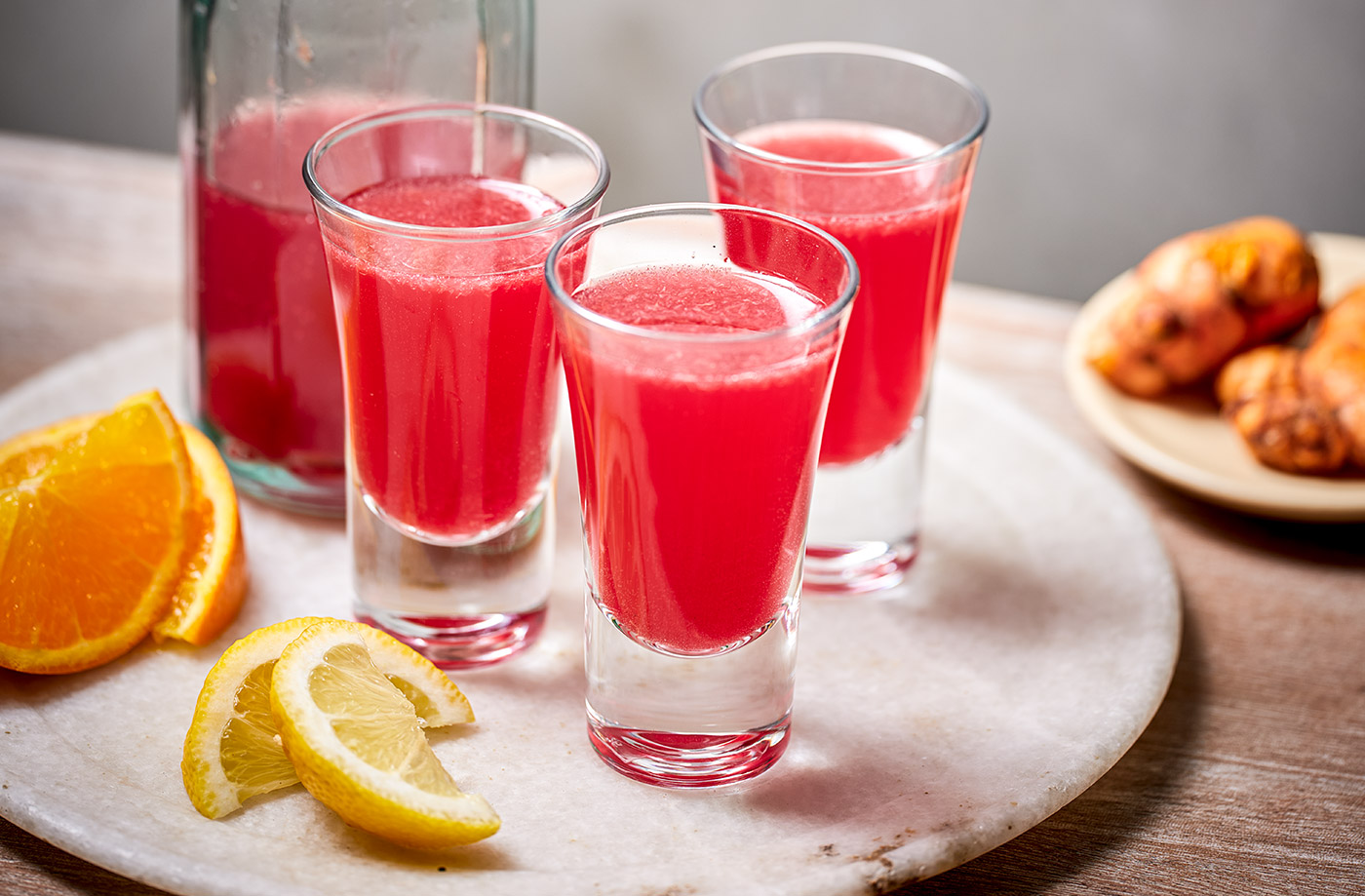 Beetroot and turmeric shots recipe
