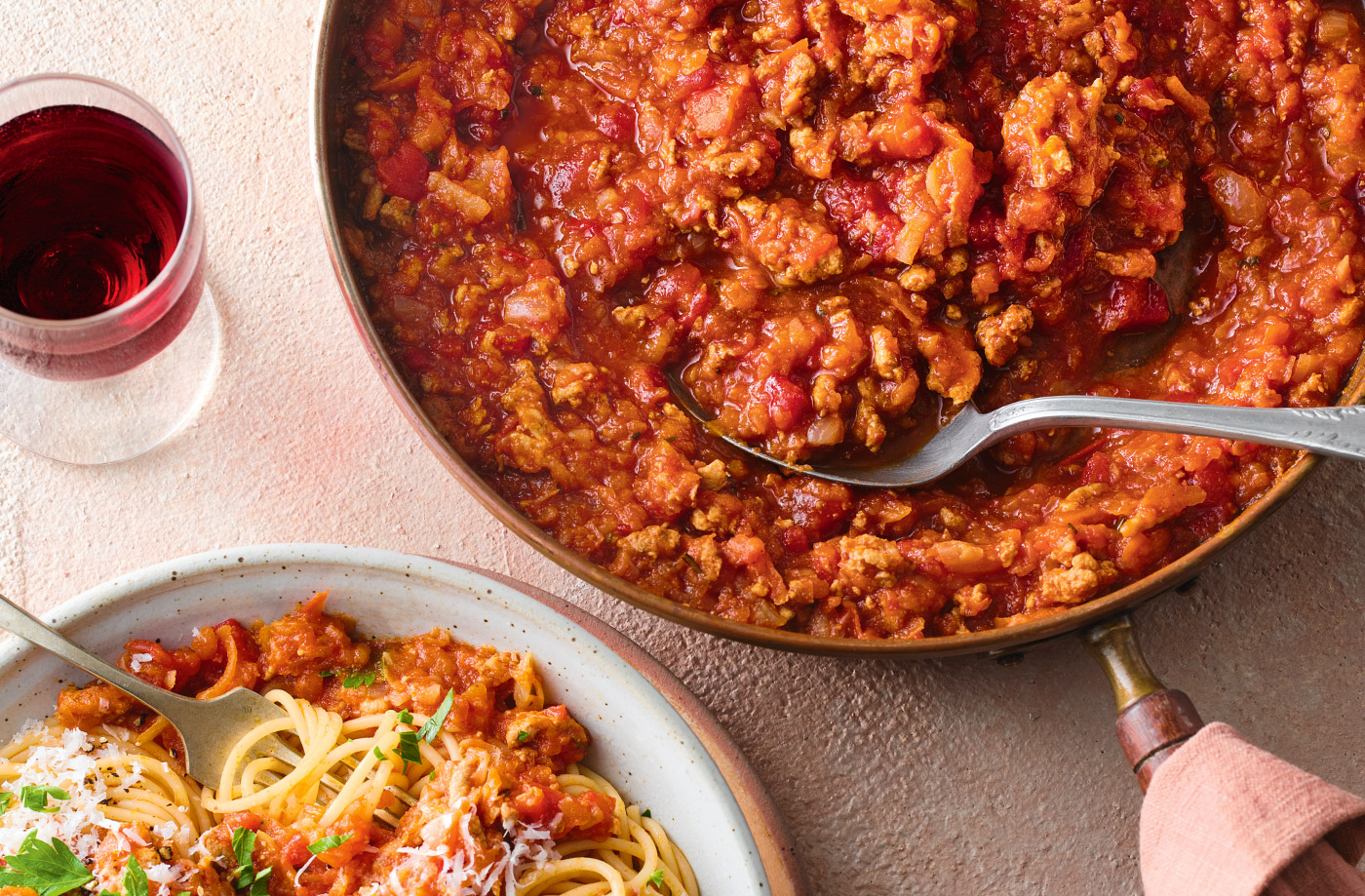 Batch-cook hidden veg Bolognese recipe