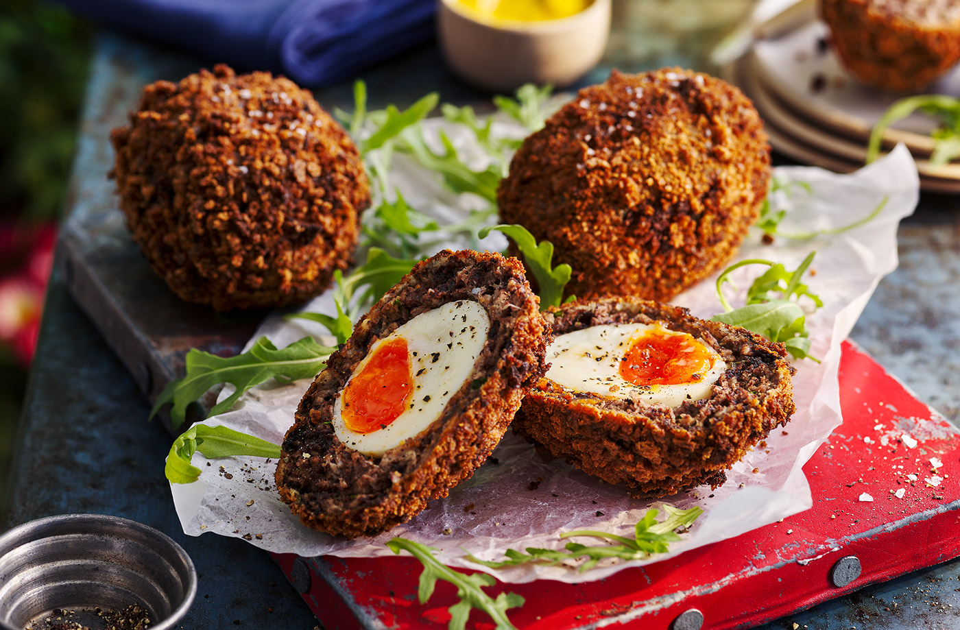 Black pudding Scotch eggs recipe
