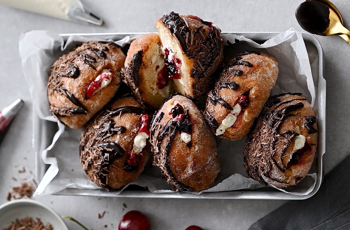 Black Forest doughnuts recipe