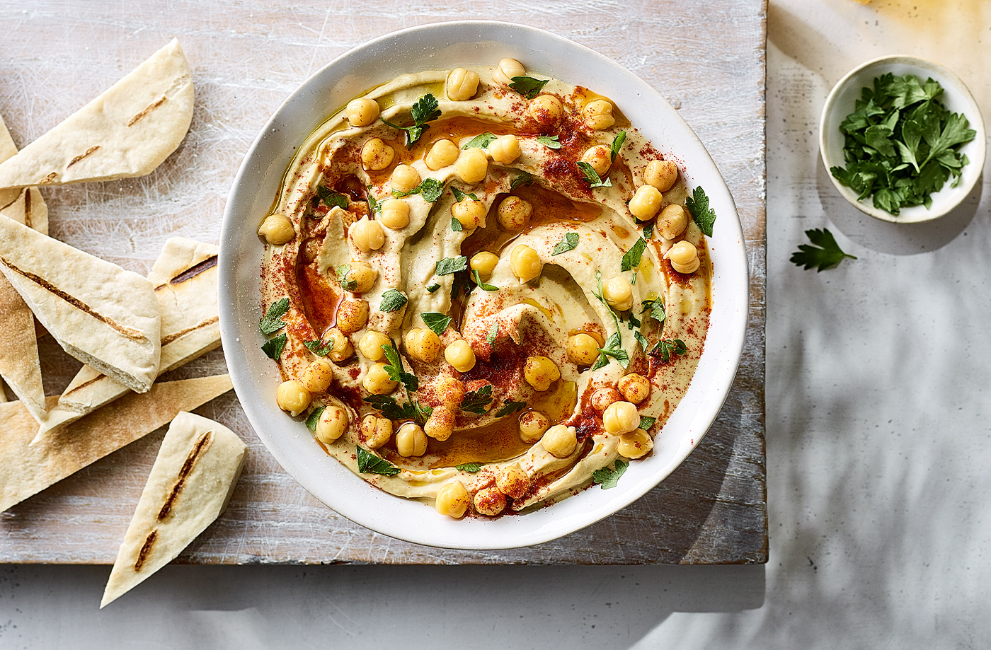 Big-batch houmous recipe