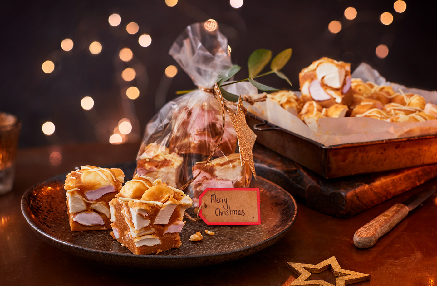 Butterscotch peanut butter marshmallow squares recipe