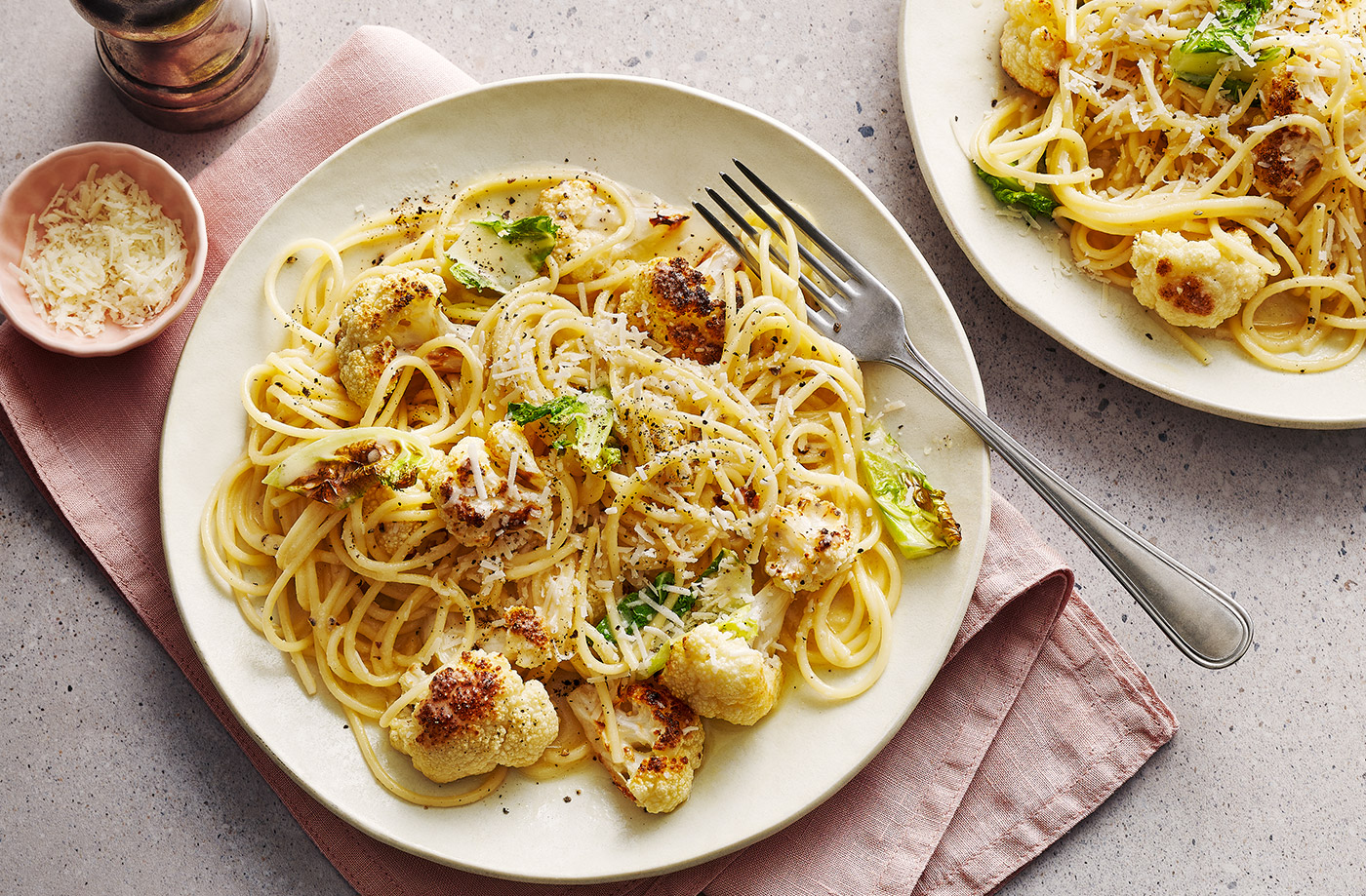 Cauliflower cheese and black pepper pasta recipe
