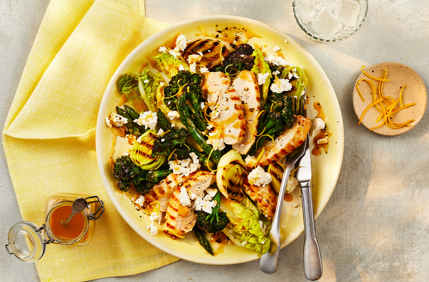 Chargrilled chicken salad recipe