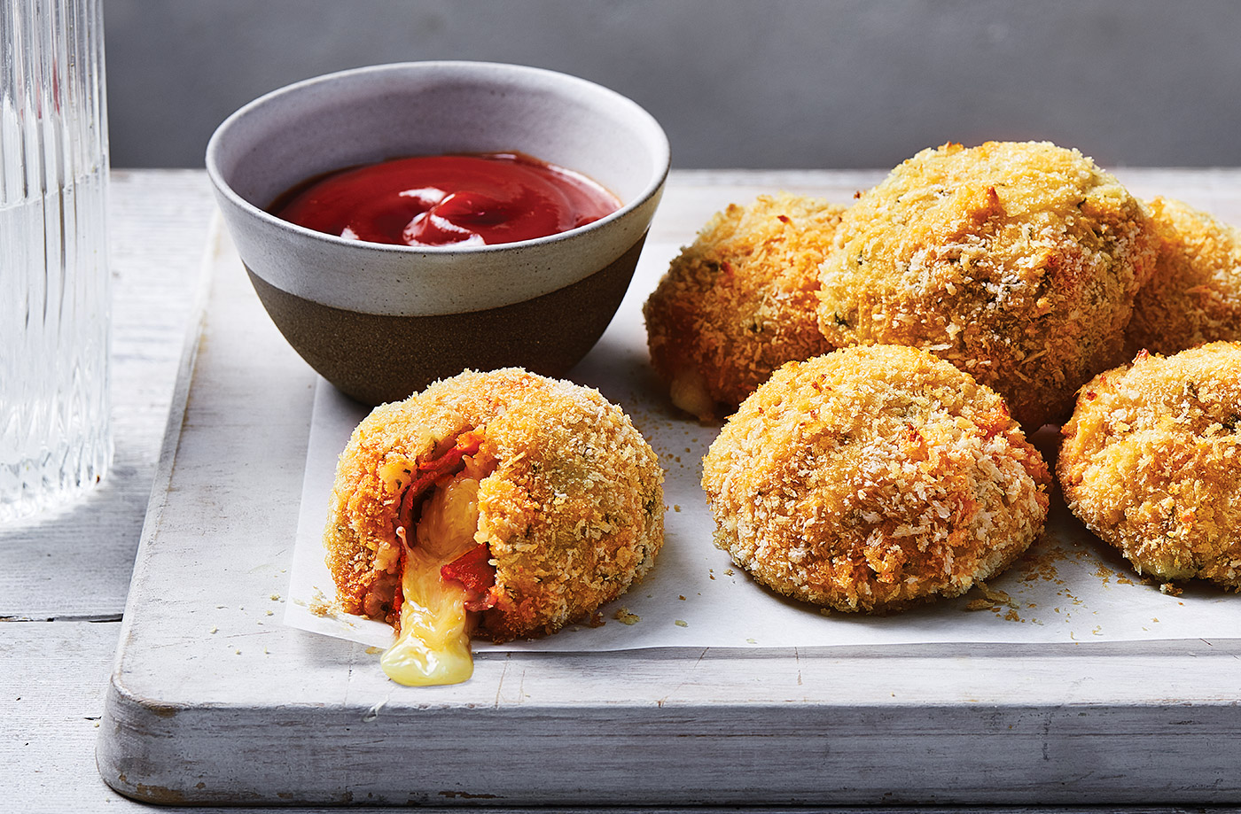 Cheesy pizza balls recipe