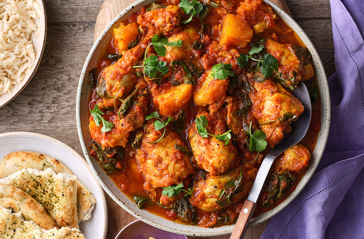 Dina's chicken and spinach curry recipe