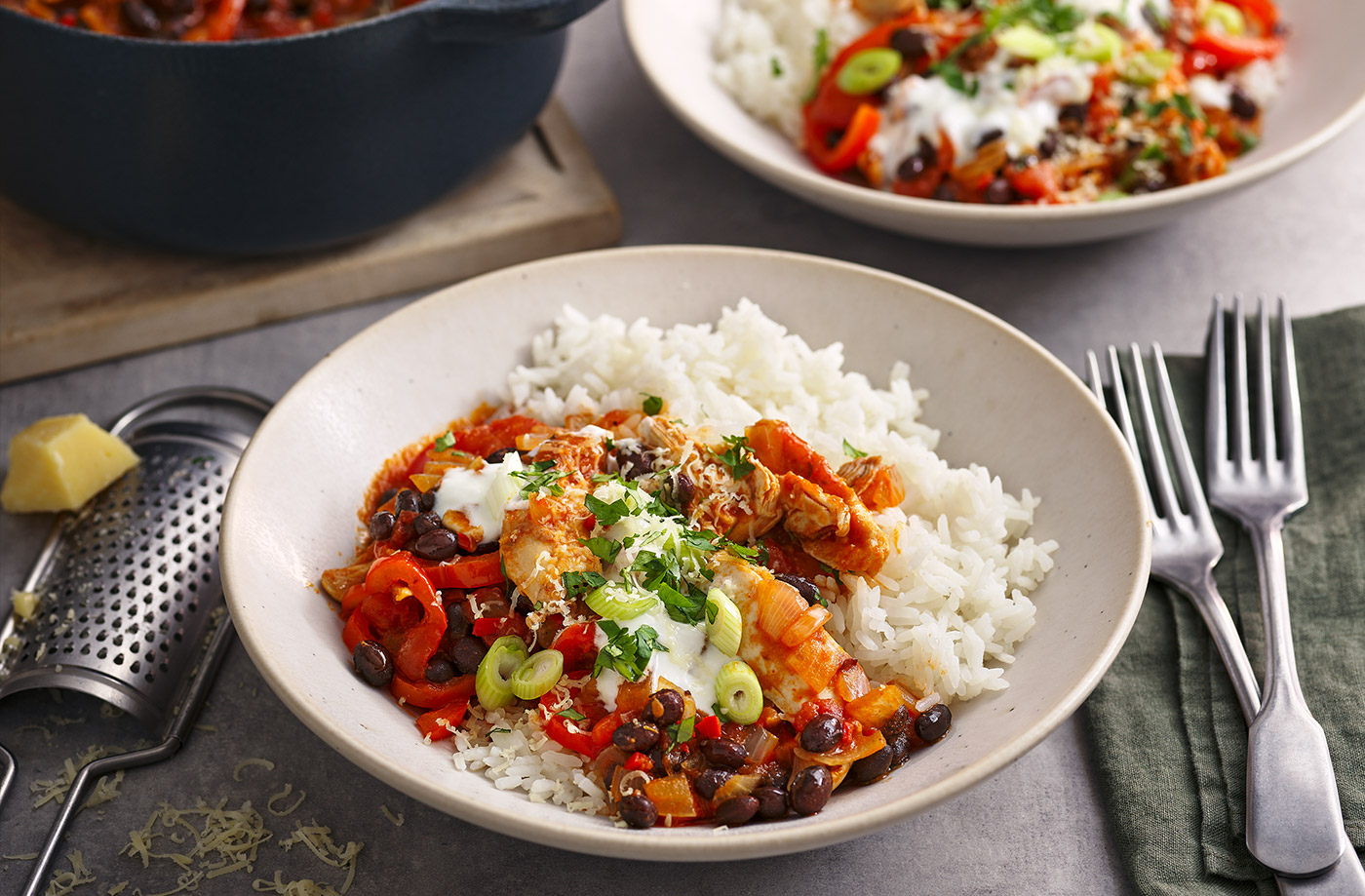 Chicken and black bean chilli recipe