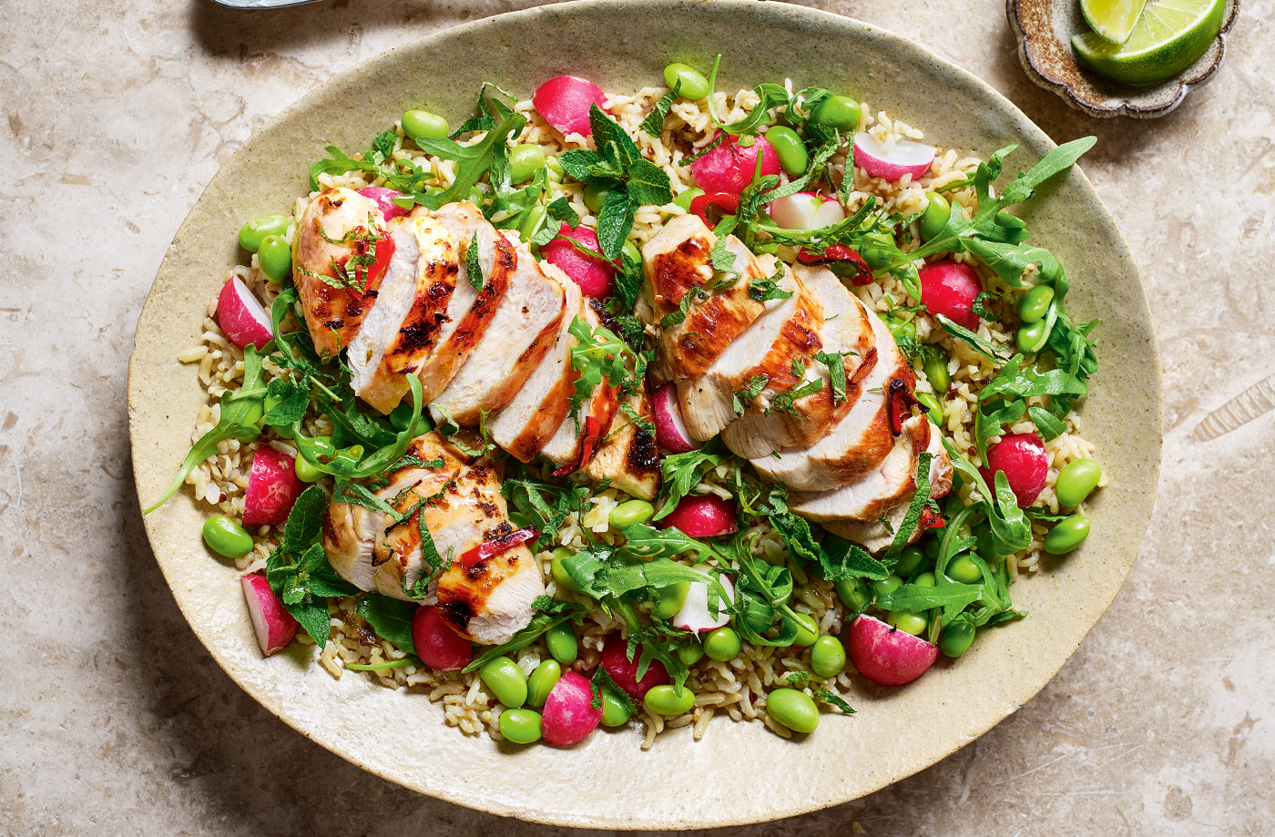 Chilli-lime chicken salad  recipe