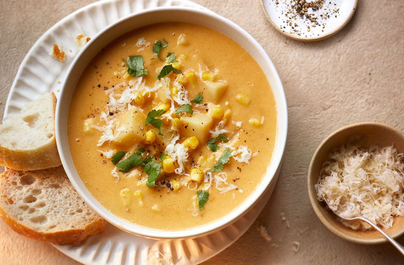 Chipotle and Cheddar chowder recipe