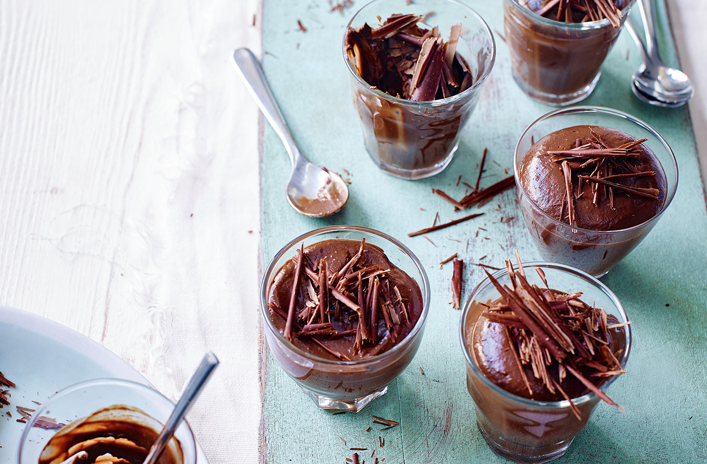Chocolate and avocado mousse recipe