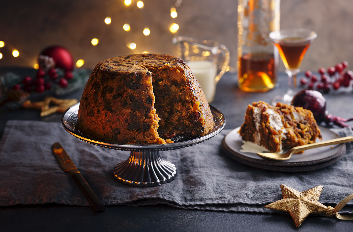 Pear, ginger and sherry Christmas pudding recipe