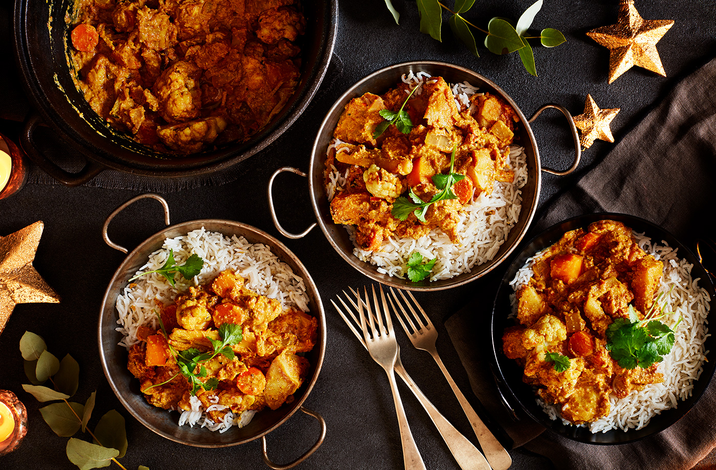 Christmas leftover veg korma recipe
