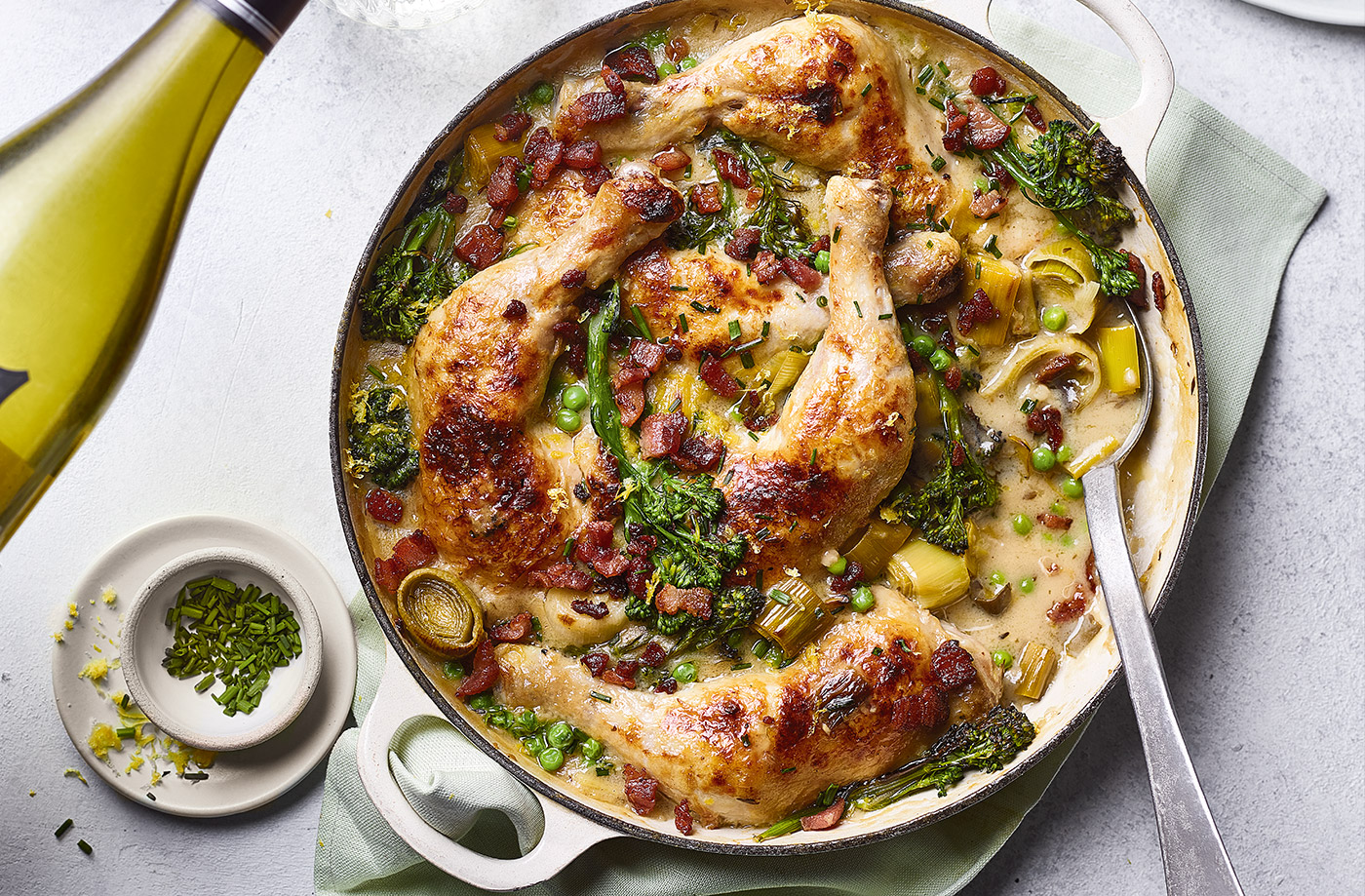 Spring coq au vin recipe