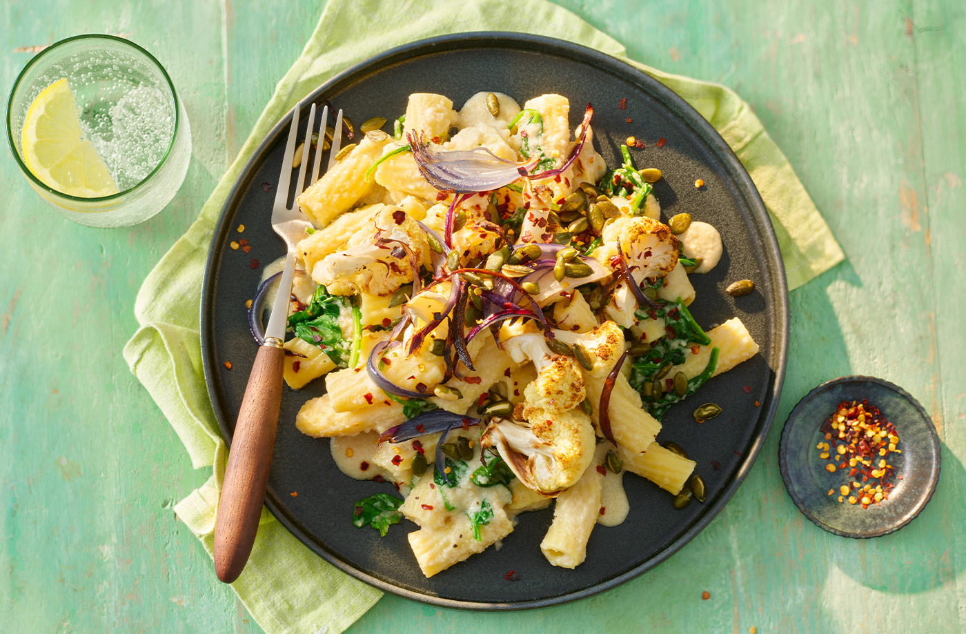 Creamy cauliflower pasta recipe