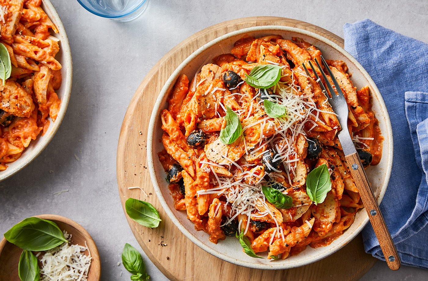 Creamy chicken arrabbiata pasta recipe