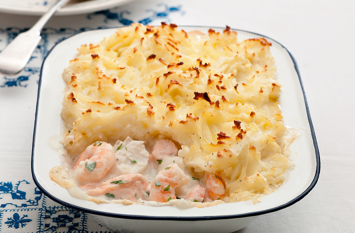 Creamy fish pie recipe