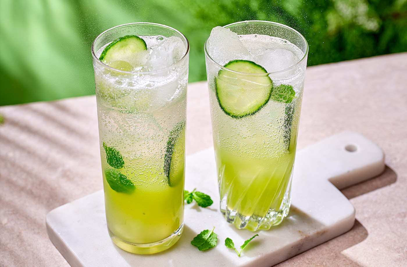 Cucumber, lime and mint tonic recipe