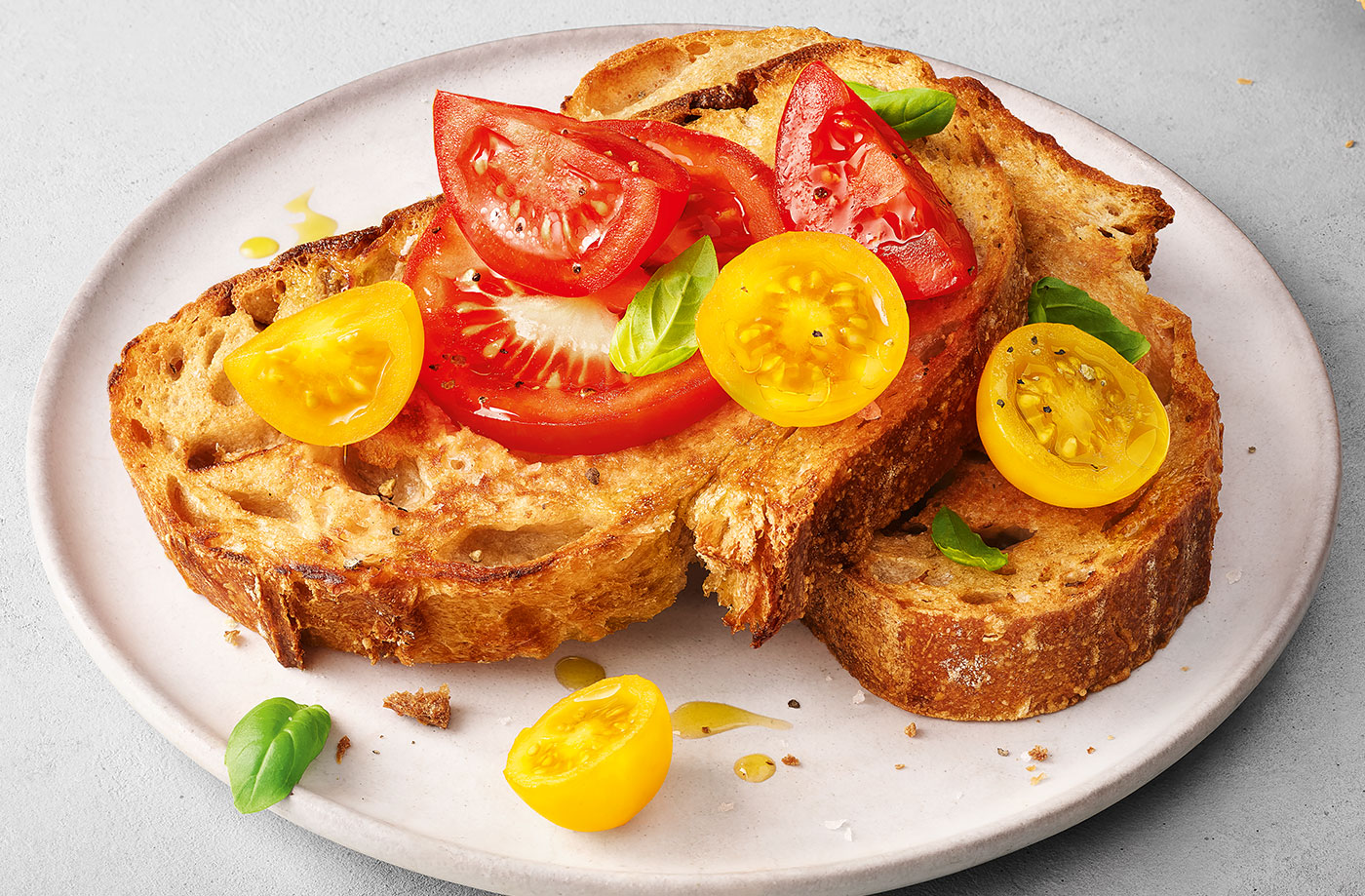 Tomato and basil bruschetta recipe