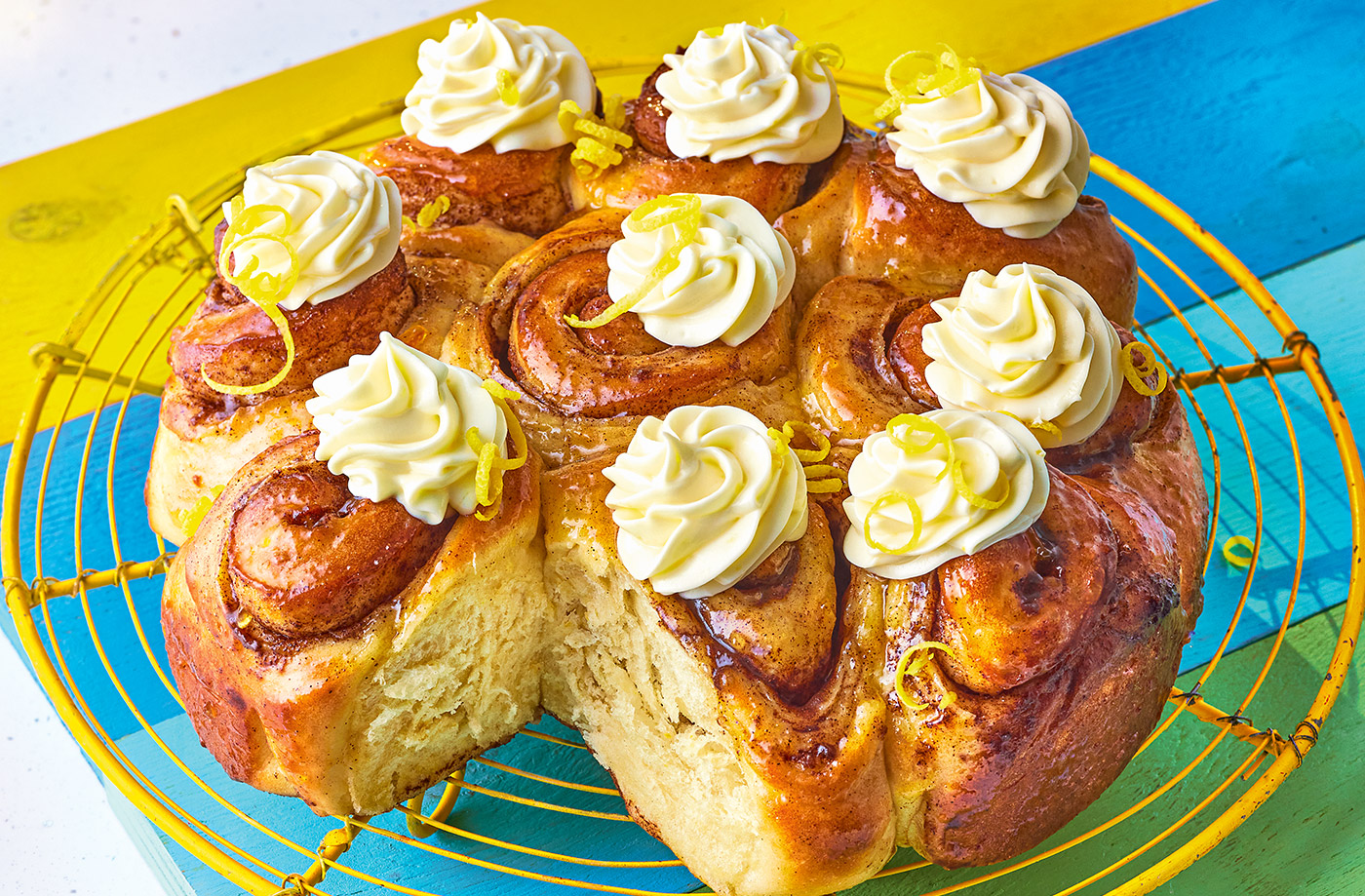 David's citrus cinnamon rolls recipe