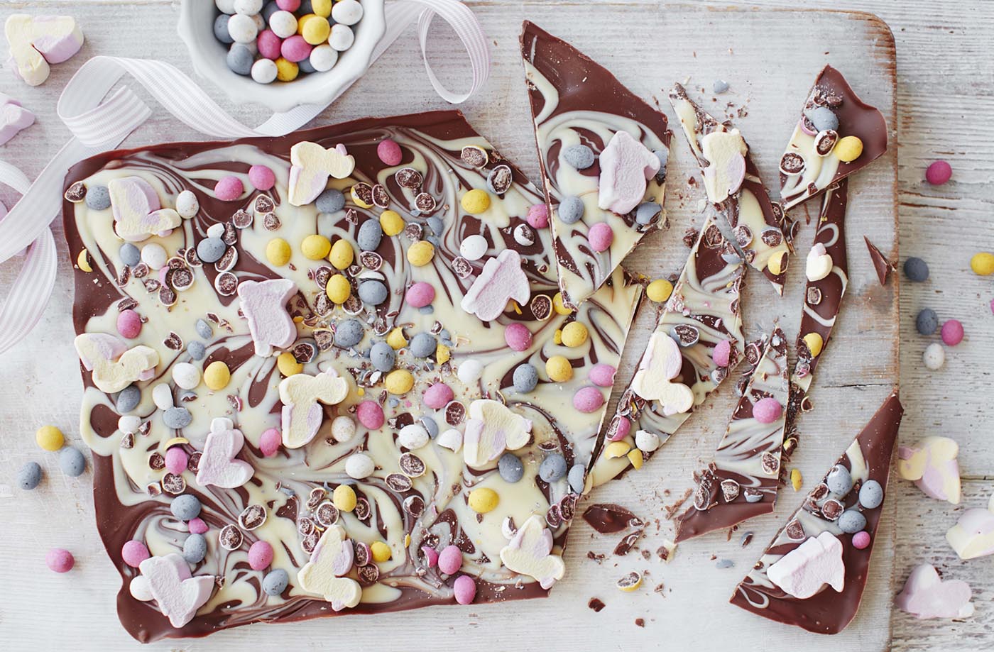 Easter egg bark recipe