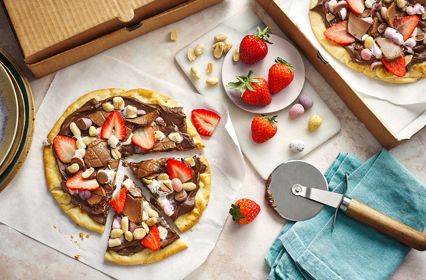 Easter chocolate pizza recipe