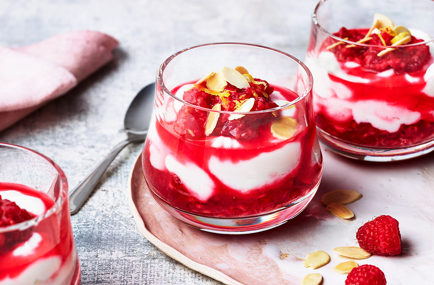 Elderflower and raspberry pots recipe