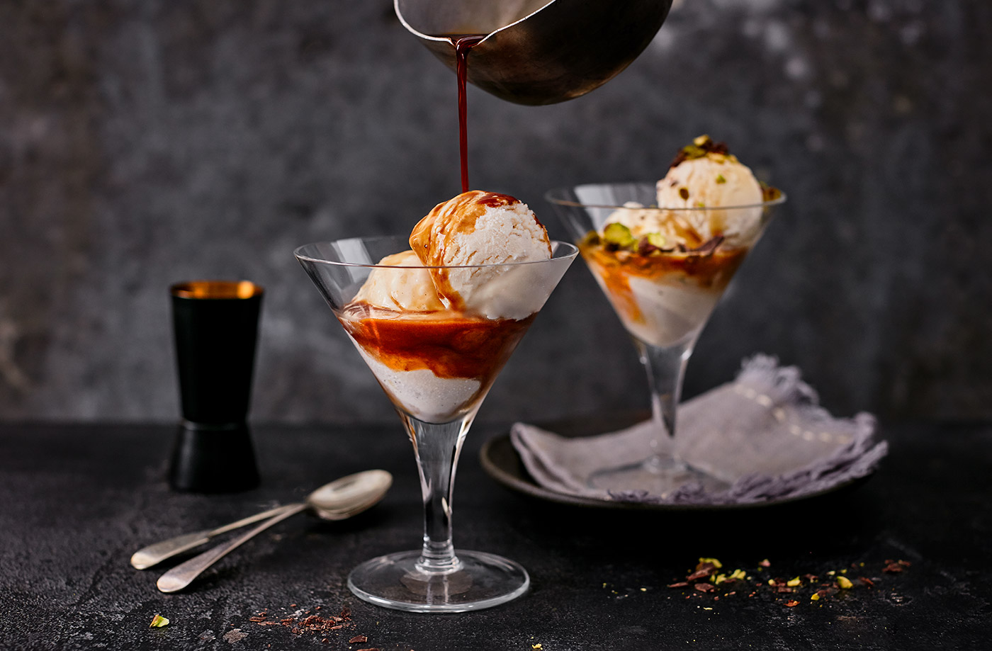 Espresso martini affogato recipe