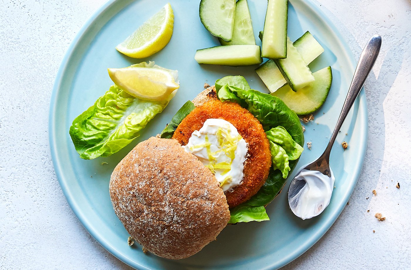 Fishcake burgers recipe