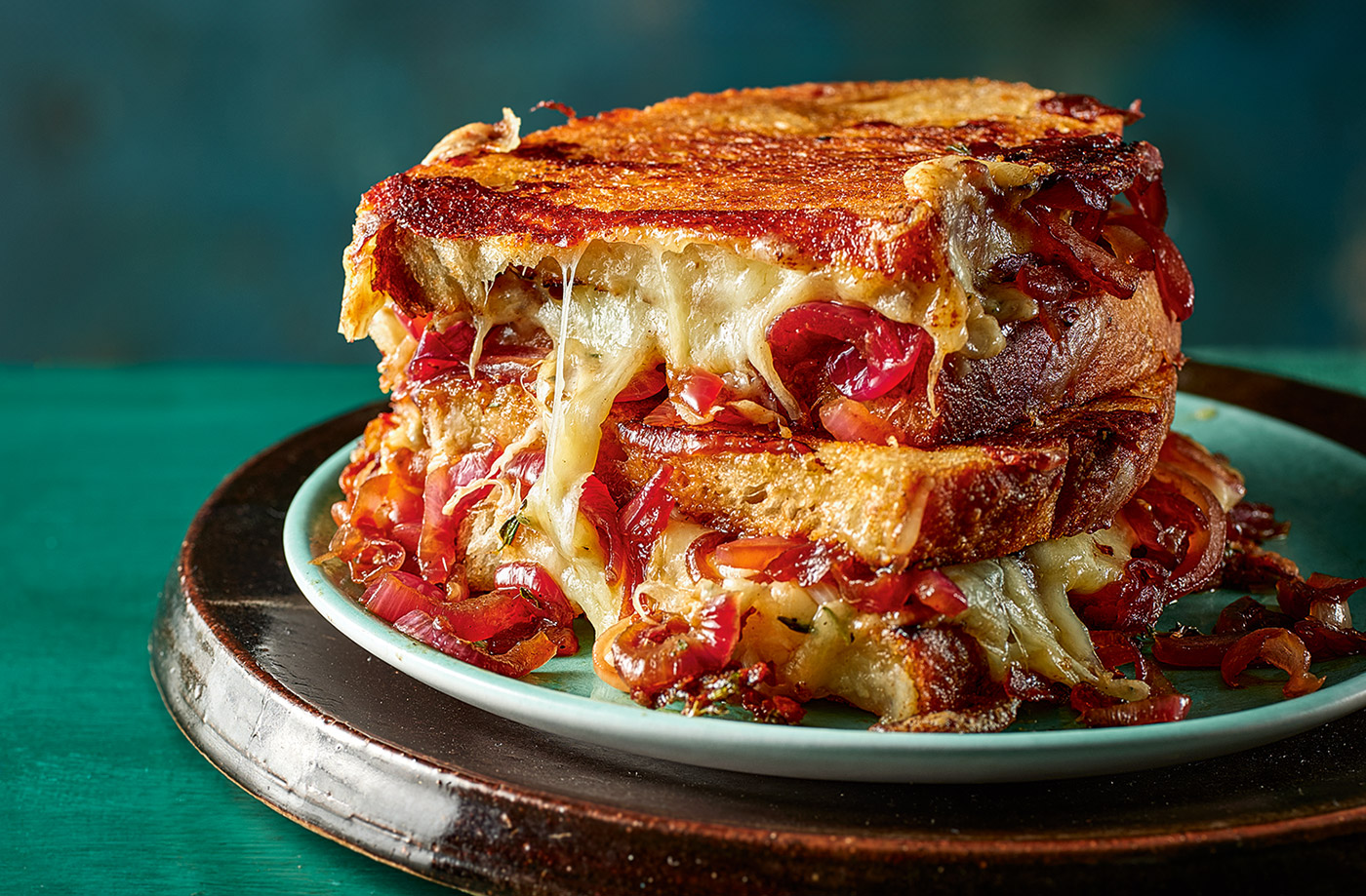 French onion toasties recipe