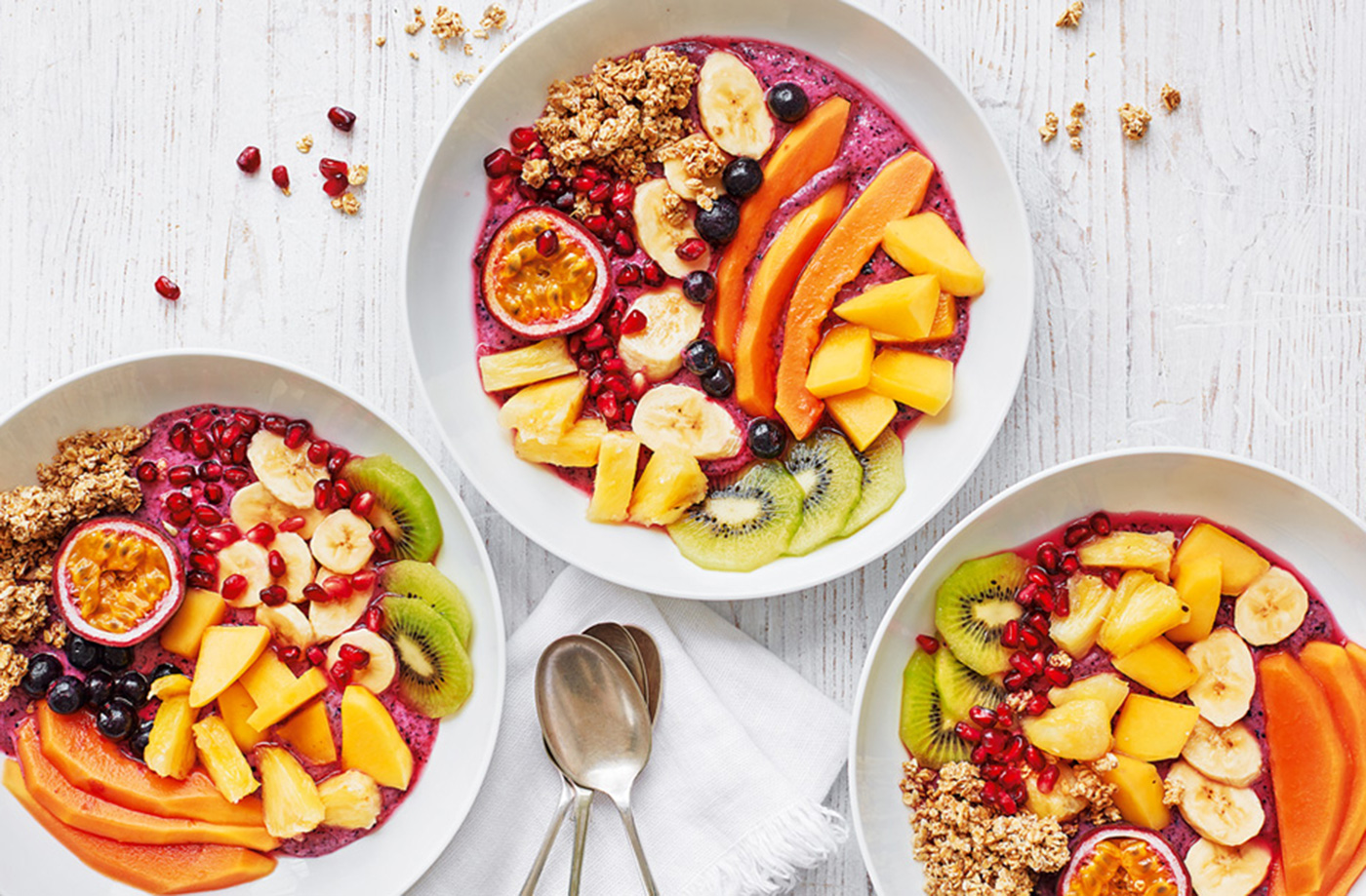 Fruit yogurt parfaits recipe