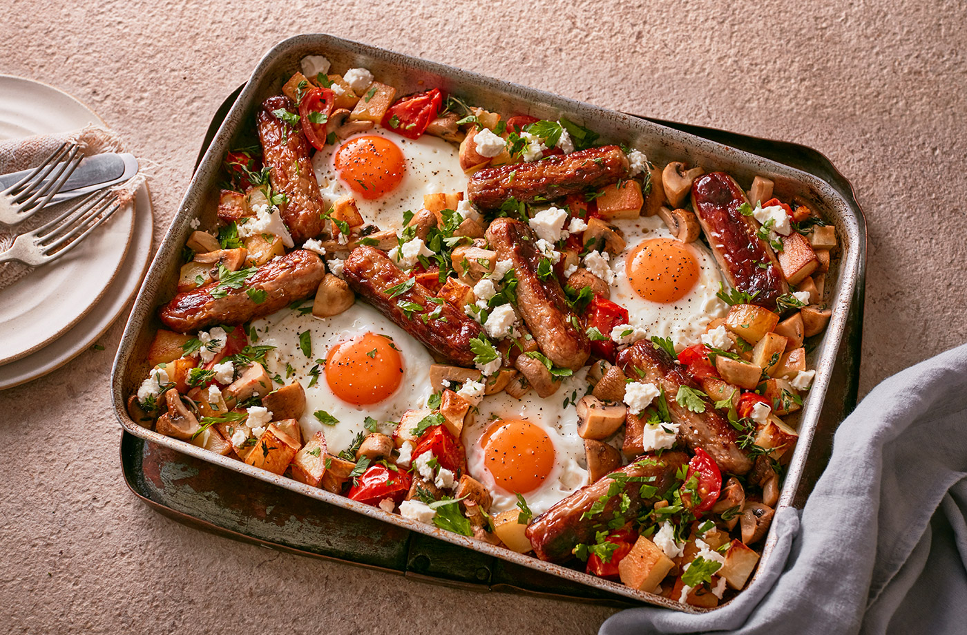 Full English traybake recipe