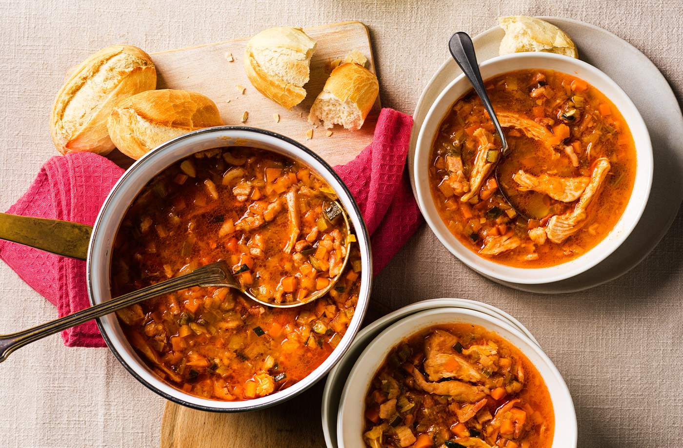 Garden soup recipe