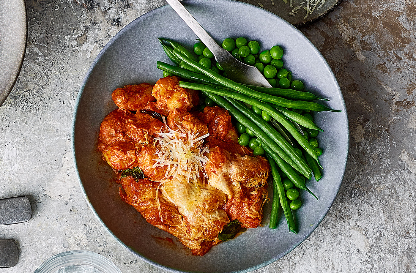 Gnocchi bake with green veg recipe