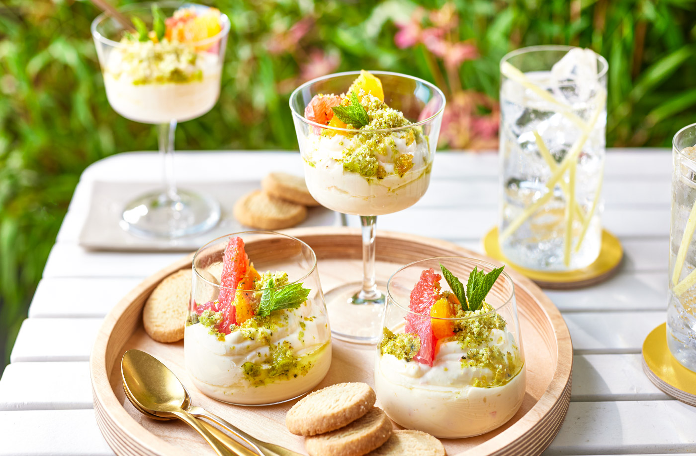 Gin and citrus syllabub recipe