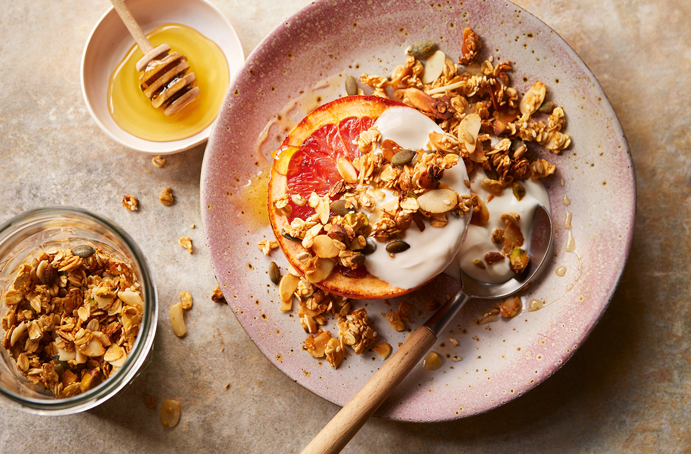 Grapefruit granola recipe