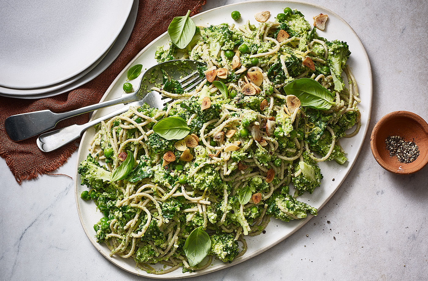 Green pasta recipe