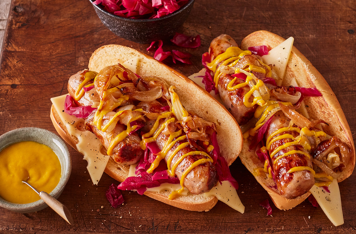Fancy hot dogs recipe