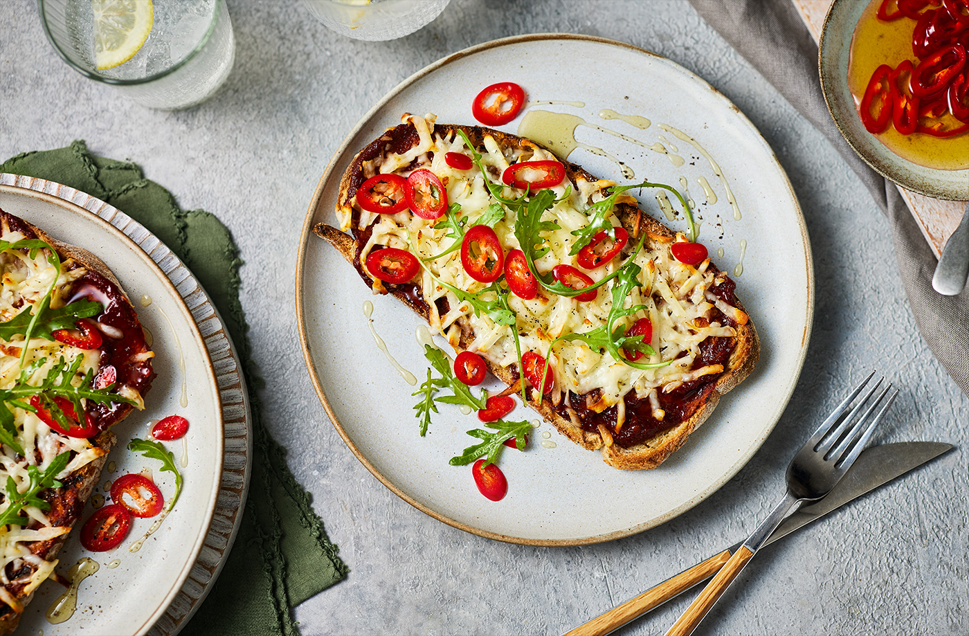 Harissa halloumi on toast recipe